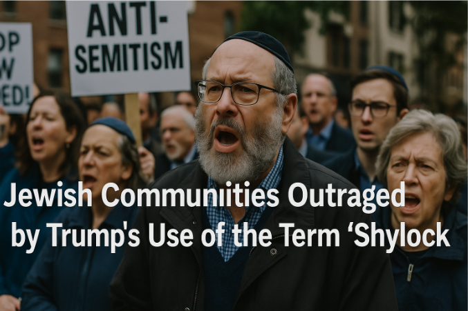Jewish Communities Outraged by Trump's Use of the Term 'Shylock'